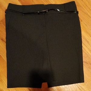 Pinstripe Skirt